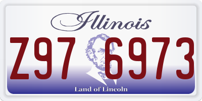 IL license plate Z976973