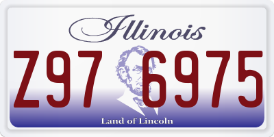 IL license plate Z976975