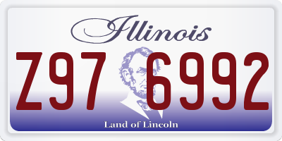 IL license plate Z976992