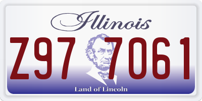 IL license plate Z977061