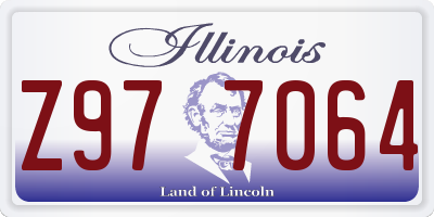 IL license plate Z977064