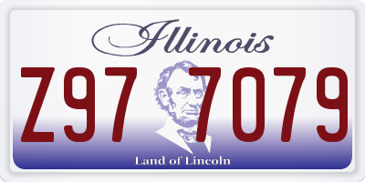 IL license plate Z977079