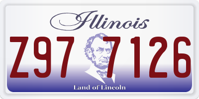 IL license plate Z977126