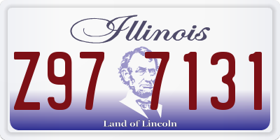 IL license plate Z977131