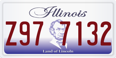 IL license plate Z977132