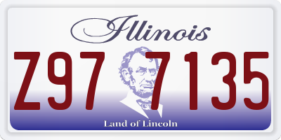 IL license plate Z977135
