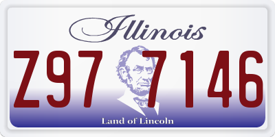 IL license plate Z977146