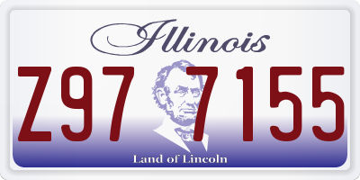 IL license plate Z977155
