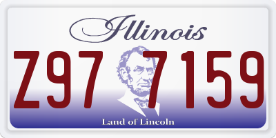 IL license plate Z977159