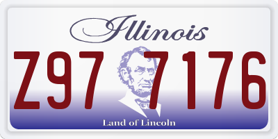 IL license plate Z977176