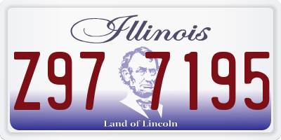 IL license plate Z977195