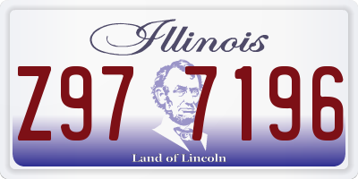 IL license plate Z977196