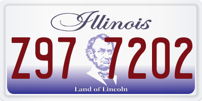 IL license plate Z977202