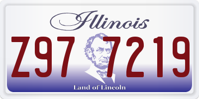 IL license plate Z977219