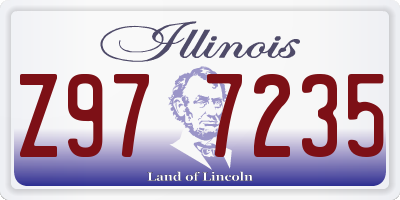 IL license plate Z977235