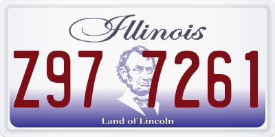 IL license plate Z977261