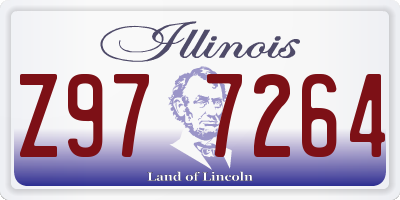 IL license plate Z977264