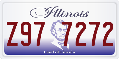 IL license plate Z977272