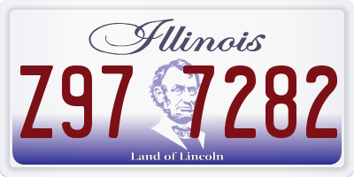 IL license plate Z977282