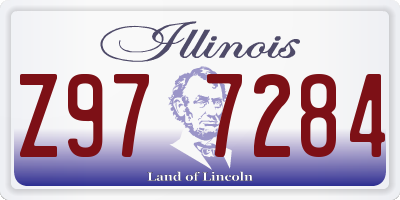 IL license plate Z977284