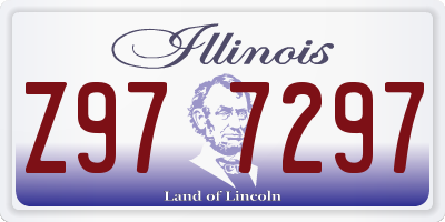 IL license plate Z977297
