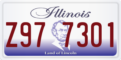 IL license plate Z977301