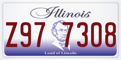 IL license plate Z977308