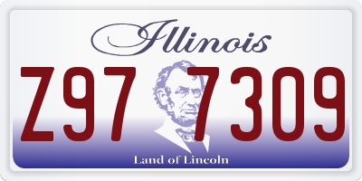 IL license plate Z977309