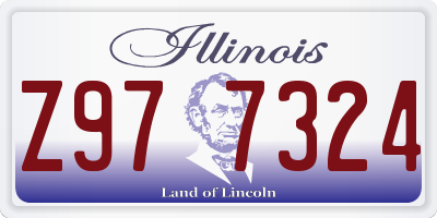 IL license plate Z977324