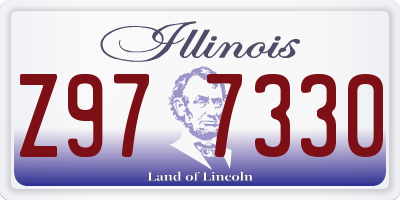 IL license plate Z977330