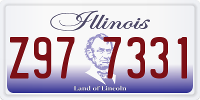IL license plate Z977331