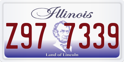 IL license plate Z977339