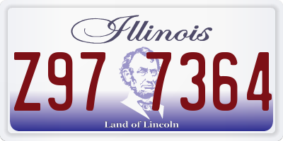 IL license plate Z977364
