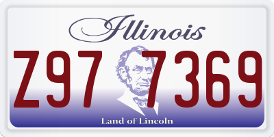 IL license plate Z977369