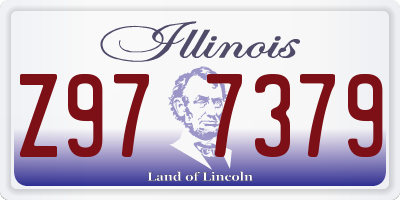 IL license plate Z977379