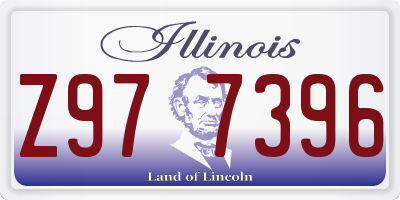 IL license plate Z977396