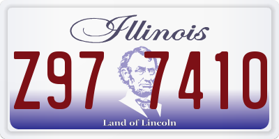 IL license plate Z977410