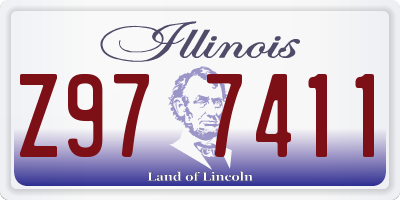 IL license plate Z977411