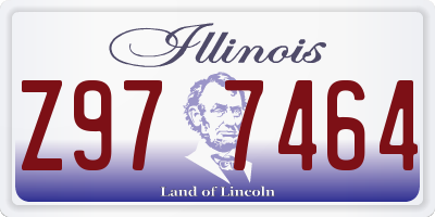 IL license plate Z977464