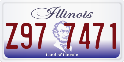 IL license plate Z977471