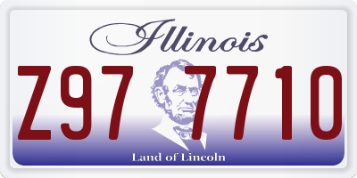 IL license plate Z977710