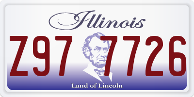 IL license plate Z977726