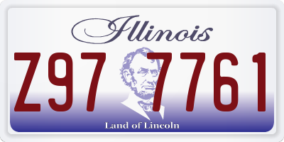 IL license plate Z977761