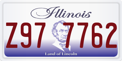 IL license plate Z977762