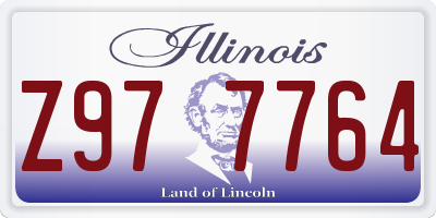 IL license plate Z977764