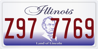 IL license plate Z977769