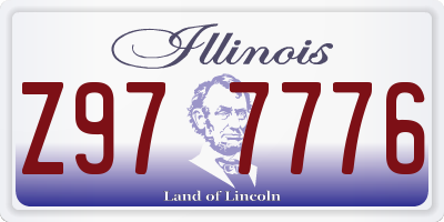 IL license plate Z977776