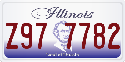 IL license plate Z977782
