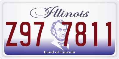 IL license plate Z977811