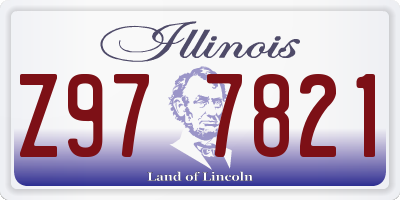 IL license plate Z977821
